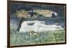 Laying Nude, 1902-Mikhail Alexandrovich Vrubel-Framed Giclee Print