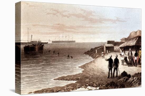 Laying of the Telegraph Cable across the Indian Ocean Between Bombay and Aden, 1870-null-Stretched Canvas