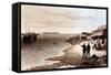 Laying of the Telegraph Cable across the Indian Ocean Between Bombay and Aden, 1870-null-Framed Stretched Canvas