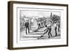 Laying Sleepers and Rails (Permanent Wa) on the Transvaal Railway, South Africa, 1893-null-Framed Giclee Print