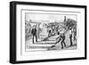 Laying Sleepers and Rails (Permanent Wa) on the Transvaal Railway, South Africa, 1893-null-Framed Giclee Print