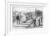 Laying Sleepers and Rails (Permanent Wa) on the Transvaal Railway, South Africa, 1893-null-Framed Giclee Print