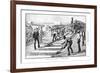 Laying Sleepers and Rails (Permanent Wa) on the Transvaal Railway, South Africa, 1893-null-Framed Giclee Print