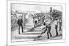 Laying Sleepers and Rails (Permanent Wa) on the Transvaal Railway, South Africa, 1893-null-Mounted Giclee Print