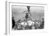 Laying the Cornerstone For the Lincoln Memorial-null-Framed Art Print