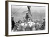 Laying the Cornerstone For the Lincoln Memorial-null-Framed Art Print