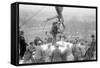 Laying the Cornerstone For the Lincoln Memorial-null-Framed Stretched Canvas