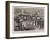 Laying the Foundation of a Catholic Church on Mount Zion-Frederic De Haenen-Framed Giclee Print