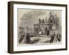 Laying the Foundation-Stone of an English Church at Stutgard, Wirtemberg-null-Framed Giclee Print