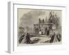Laying the Foundation-Stone of an English Church at Stutgard, Wirtemberg-null-Framed Giclee Print