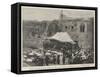 Laying the Foundation-Stone of the First German Protestant Church in Jerusalem-null-Framed Stretched Canvas