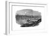 Laying the Foundation Stone of the New Bridge at Prague, Czech Republic, 1865-null-Framed Giclee Print