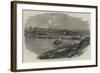 Laying the Foundation-Stone of the New Bridge at Prague-null-Framed Giclee Print