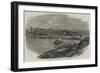 Laying the Foundation-Stone of the New Bridge at Prague-null-Framed Giclee Print