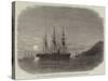 Laying the Submarine Telegraph Between Malta and Gibraltar, Off the Isle of Pantellaria-null-Stretched Canvas