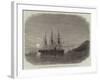 Laying the Submarine Telegraph Between Malta and Gibraltar, Off the Isle of Pantellaria-null-Framed Giclee Print