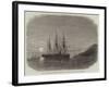 Laying the Submarine Telegraph Between Malta and Gibraltar, Off the Isle of Pantellaria-null-Framed Giclee Print