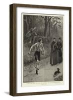 Laying the Trail for Hare and Hounds, the Hares Breaking Cover-S.t. Dadd-Framed Giclee Print