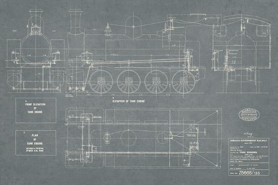 'Layout for Tank Engines I' Giclee Print - The Vintage Collection ...