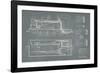 Layout for Tank Engines II-The Vintage Collection-Framed Giclee Print