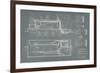 Layout for Tank Engines II-The Vintage Collection-Framed Giclee Print