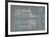 Layout for Tank Engines II-The Vintage Collection-Framed Giclee Print