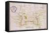 Layout of Lucignano Medicean Fortress in Val Di Chiana, Italy, 16th Century-null-Framed Stretched Canvas