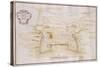 Layout of Lucignano Medicean Fortress in Val Di Chiana, Italy, 16th Century-null-Stretched Canvas