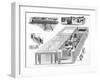 Layout of Roman Home-null-Framed Art Print