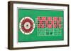 Layout of Roulette Table-null-Framed Art Print