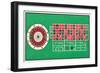 Layout of Roulette Table-null-Framed Art Print