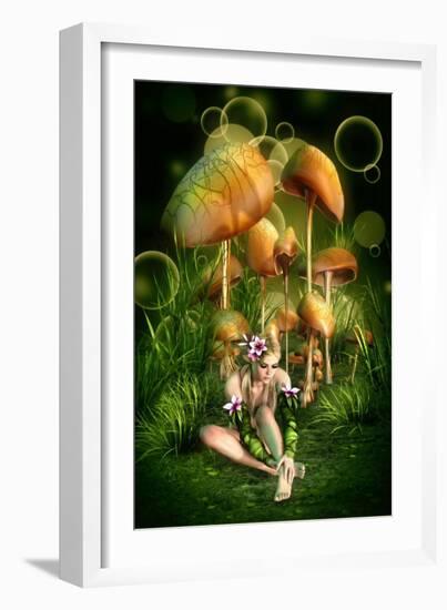 Layover 3D Computer Graphics-Atelier Sommerland-Framed Art Print