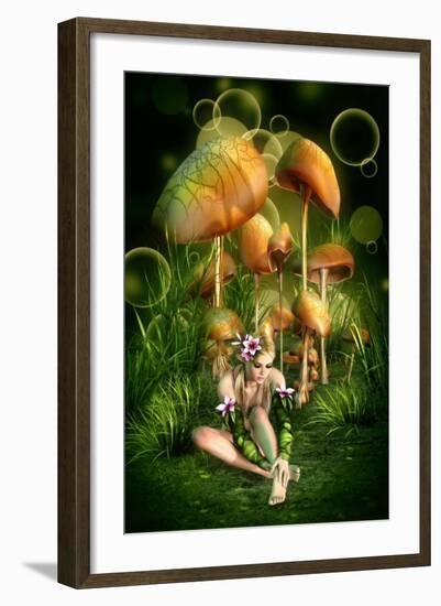 Layover 3D Computer Graphics-Atelier Sommerland-Framed Art Print