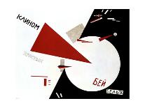 Beat the Whites with the Red Wedge, 1920-Lazar Markovich Lissitzky-Giclee Print