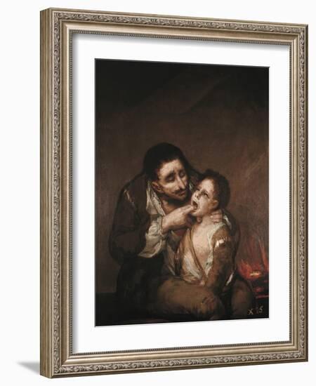 Lazarillo De Tormes-Francisco de Goya-Framed Art Print