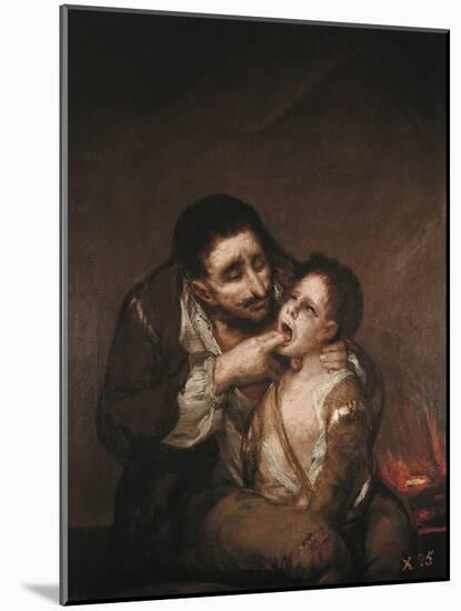 Lazarillo De Tormes-Francisco de Goya-Mounted Art Print