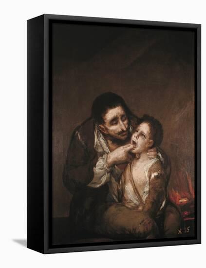 Lazarillo De Tormes-Francisco de Goya-Framed Stretched Canvas