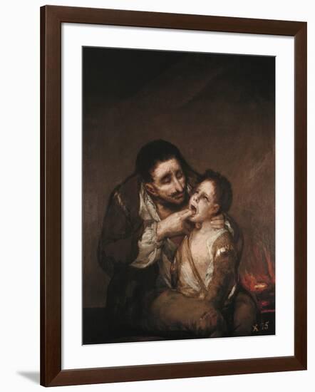 Lazarillo De Tormes-Francisco de Goya-Framed Art Print