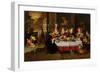 Lazarus and the Rich Man's Table (From Luke XVI)-Kaspar van den Hoecke-Framed Giclee Print