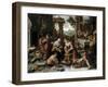 Lazarus and the Rich Man-Jacopo Bassano-Framed Art Print