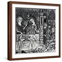 Lazarus at the Rich Man's Gate-French School-Framed Giclee Print