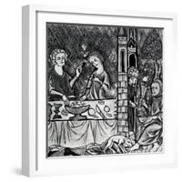 Lazarus at the Rich Man's Gate-French School-Framed Giclee Print