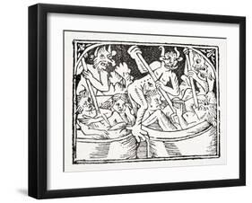 Lazarus Describes What He's Seen in Hell-null-Framed Giclee Print