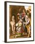 Lazarus Raised from the Dead-English-Framed Giclee Print