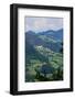 Lazec, near Cerkno, Littoral Region, Slovenia. Typical mountain town.-null-Framed Photographic Print