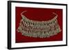 Lazem Necklace in Silver Filigreed and Coral Trimmings, Yemen, Early 19th Century-null-Framed Giclee Print