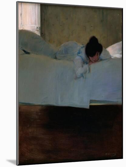 Laziness-Ramon Casas-Mounted Giclee Print