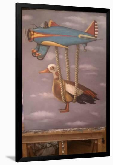 Lazy Bird 1-Leah Saulnier-Framed Giclee Print