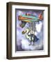 Lazy Bird W Dodo-Leah Saulnier-Framed Giclee Print