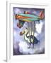 Lazy Bird W Dodo-Leah Saulnier-Framed Giclee Print